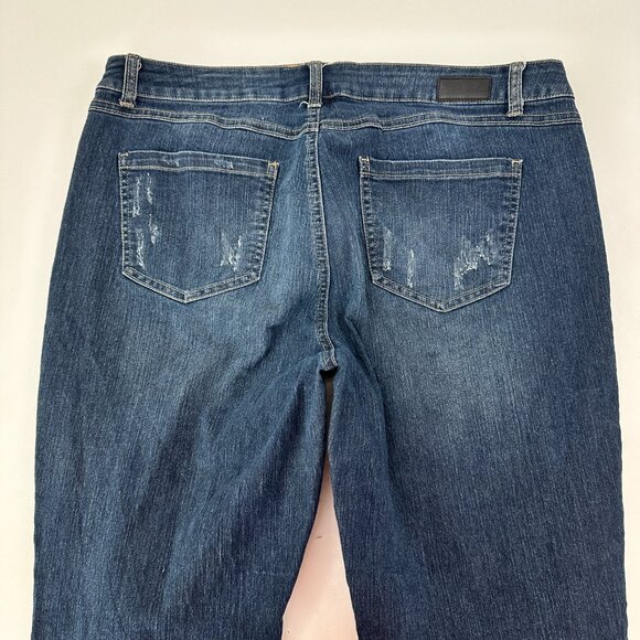 Sound Style Fifth Avenue Distressed Slim Fit Comfort Zone Women's size 14 Jeans - Picture 5 of 5